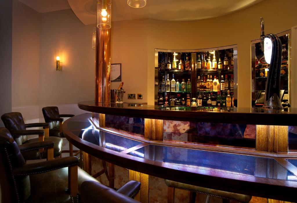 Lounge nebo bar v ubytování Quebecs