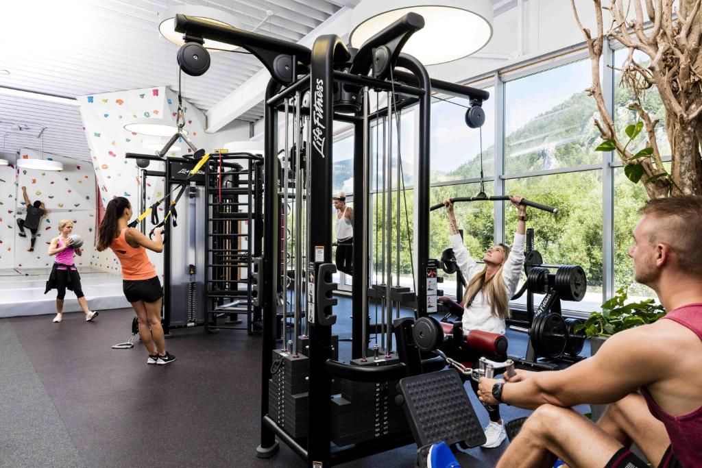 Fitness centrum a/nebo fitness zařízení v ubytování Rezort Gothal Chalupy