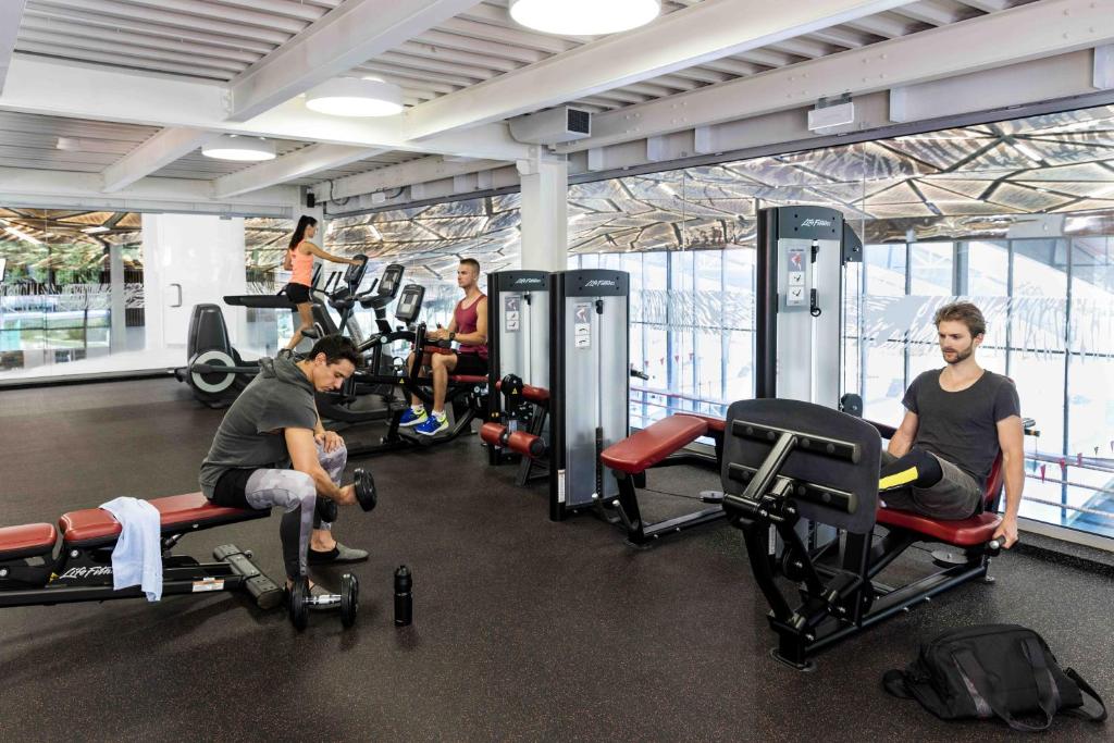 Fitness centrum a/nebo fitness zařízení v ubytování Rezort Gothal Chalupy