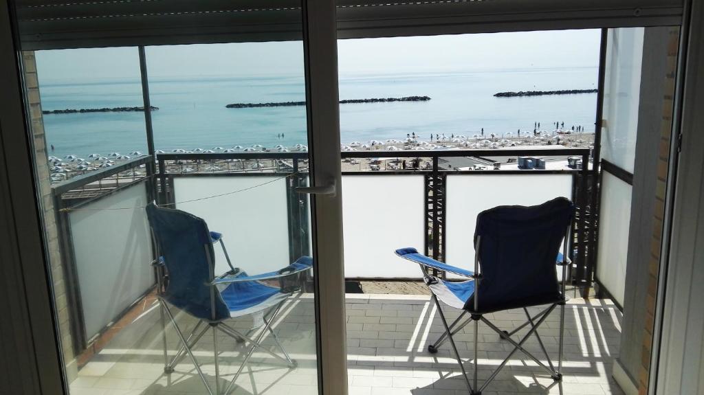 Balkón nebo terasa v ubytování Residence Adriatico