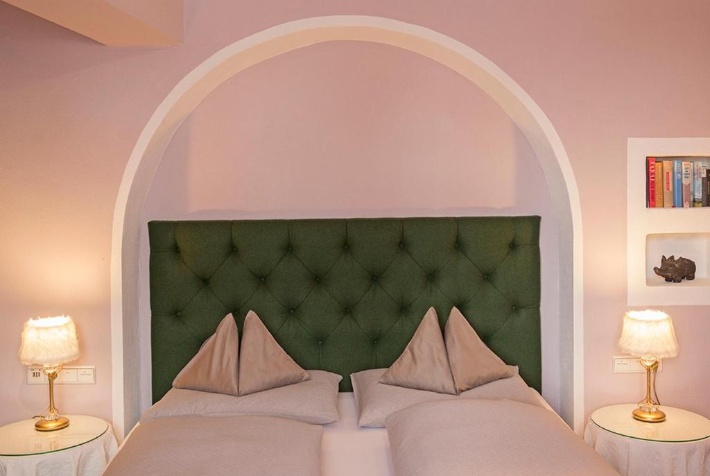 Postel nebo postele na pokoji v ubytování Hotel Bergwelt