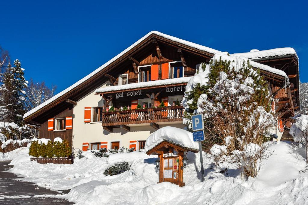 Chalet-hôtel Gai Soleil v zimě