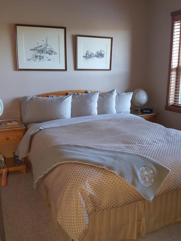Letto o letti in una camera di Reef Point Oceanfront Bed and Breakfast