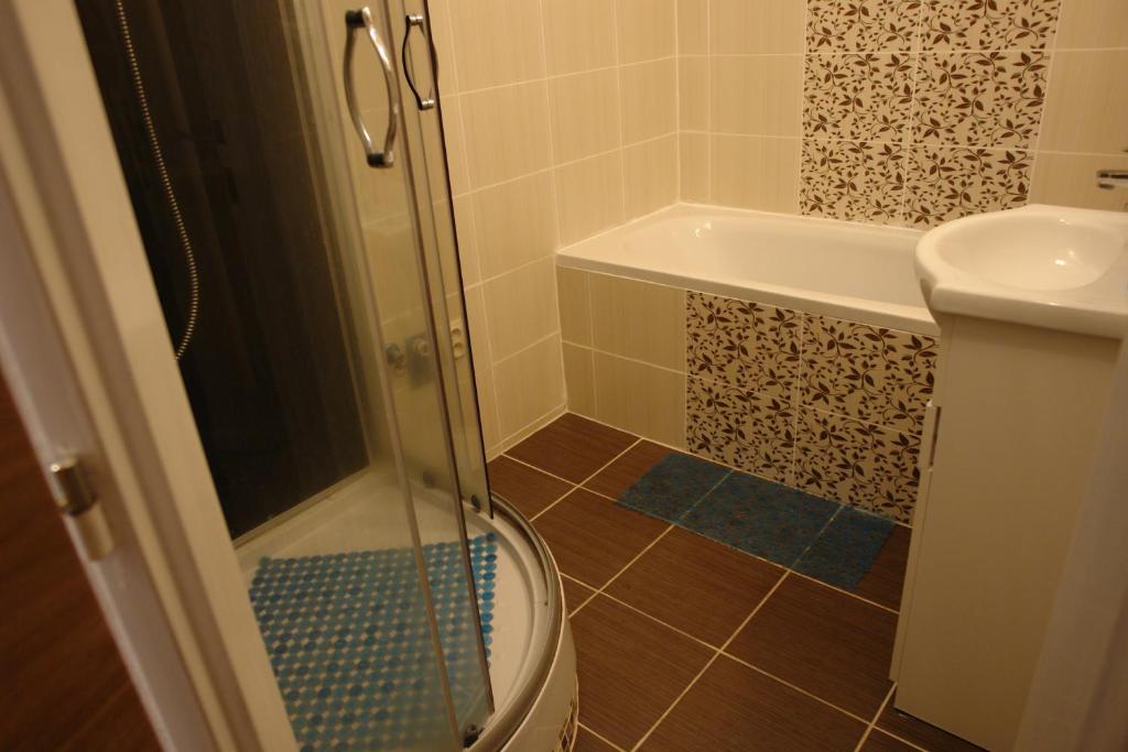 Koupelna v ubytování Apartment Tatranská Štrba
