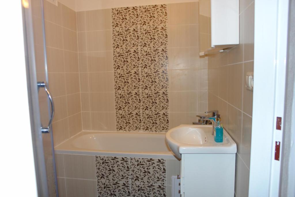 Koupelna v ubytování Apartment Tatranská Štrba