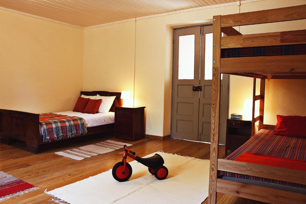 Postel nebo postele na pokoji v ubytování Casa Ana Monteiro