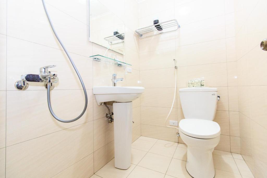 Koupelna v ubytování Yilan Dongshan Cypress B&B