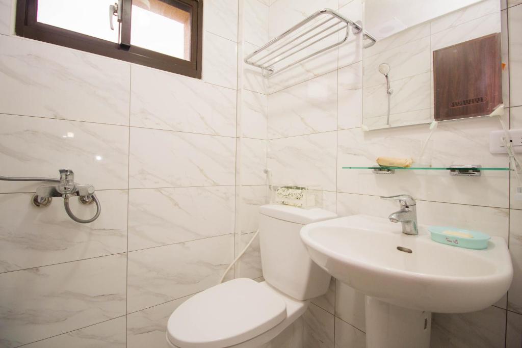 Koupelna v ubytování Yilan Dongshan Cypress B&B