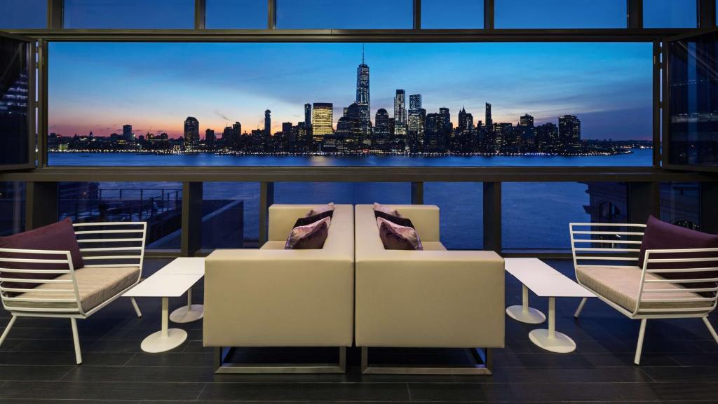 Posezení v ubytování Hyatt House Jersey City
