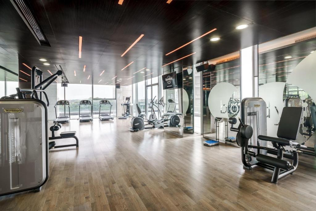 Fitness centrum a/nebo fitness zařízení v ubytování Hard Rock Hotel Shenzhen