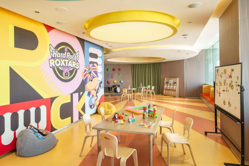 Posezení v ubytování Hard Rock Hotel Shenzhen