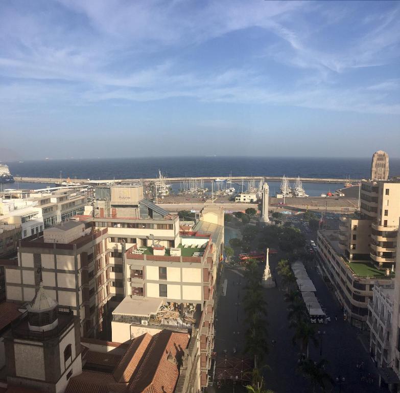 Vacacional panorámica al mar centro Santa Cruz - Appartement