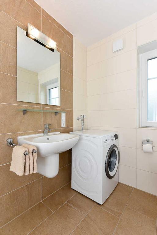 Koupelna v ubytování Ferienwohnung Seeperle