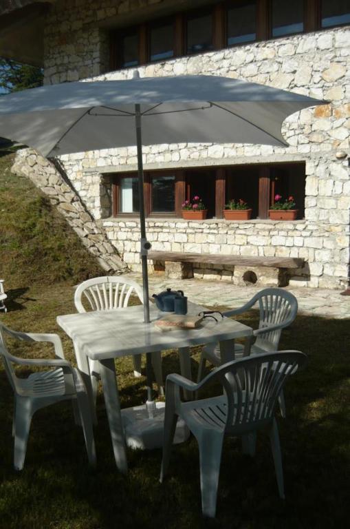 Patio nebo venkovní prostory v ubytování Fonte dell'Aria