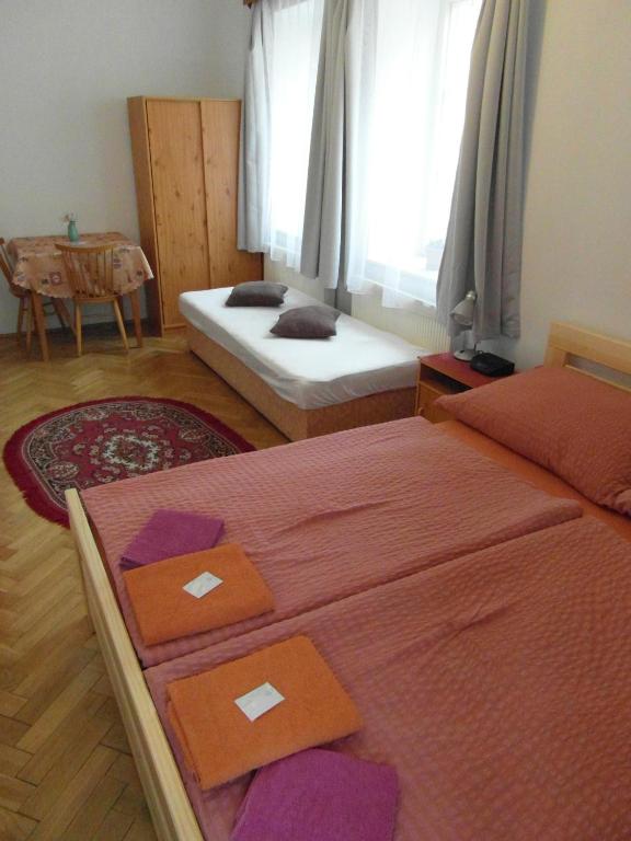 Postel nebo postele na pokoji v ubytování Pension U Soudu