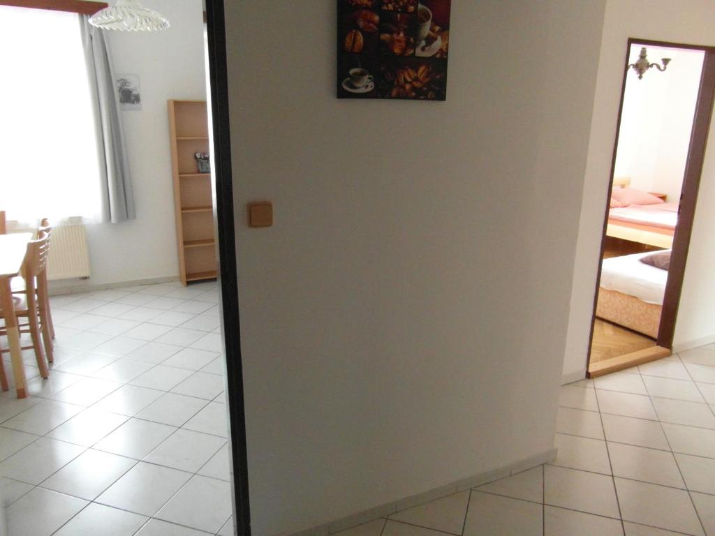 Postel nebo postele na pokoji v ubytování Pension U Soudu