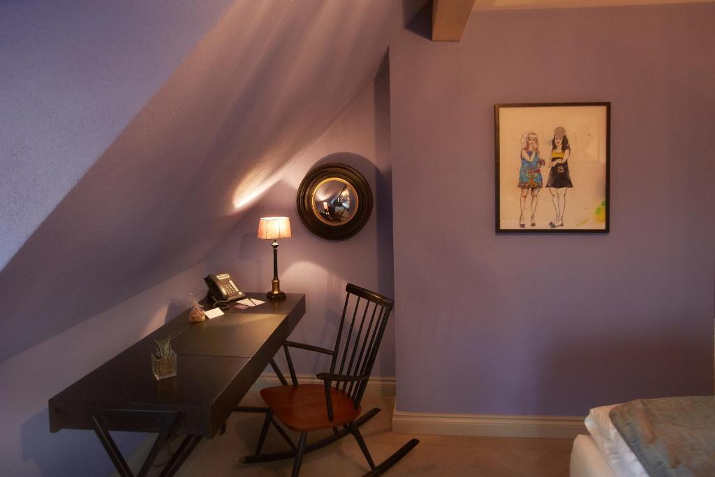 Posezení v ubytování Auberge de Temple