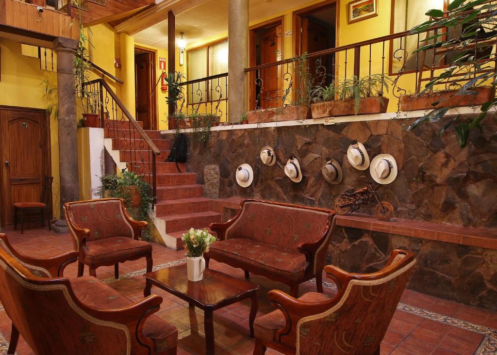 Posezení v ubytování Mía Leticia B&B