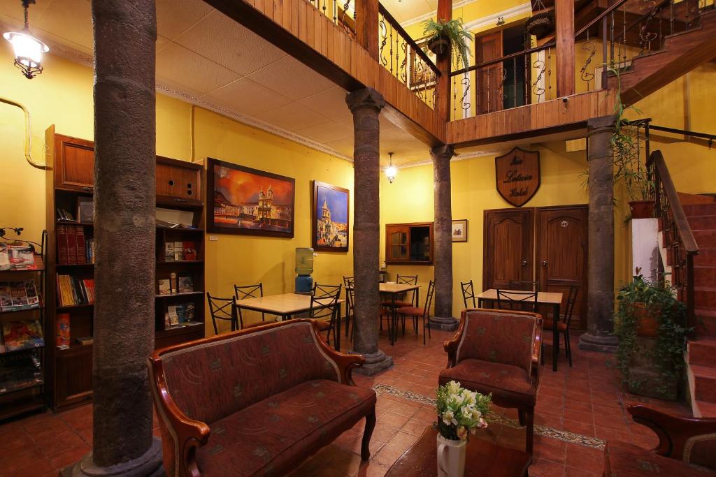 Posezení v ubytování Mía Leticia B&B