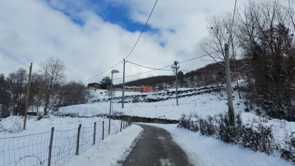 Agriturismo Pietro Falcone durante l'inverno