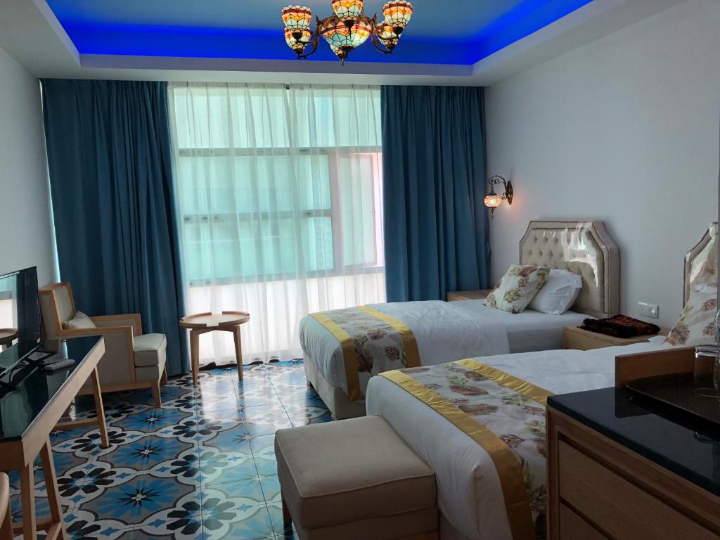 Posezení v ubytování Hotel Hilal