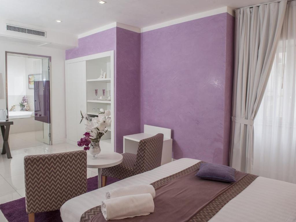 Postel nebo postele na pokoji v ubytování Hotel San Pietro