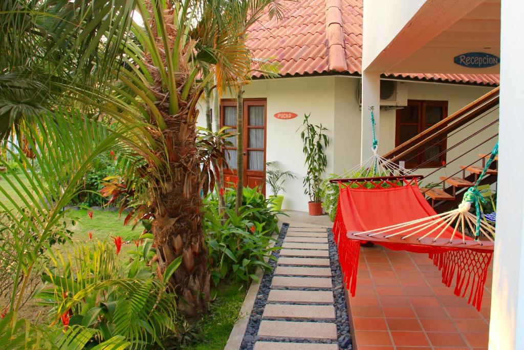 Zahrada ubytování Cabañas La Casa de Pucha