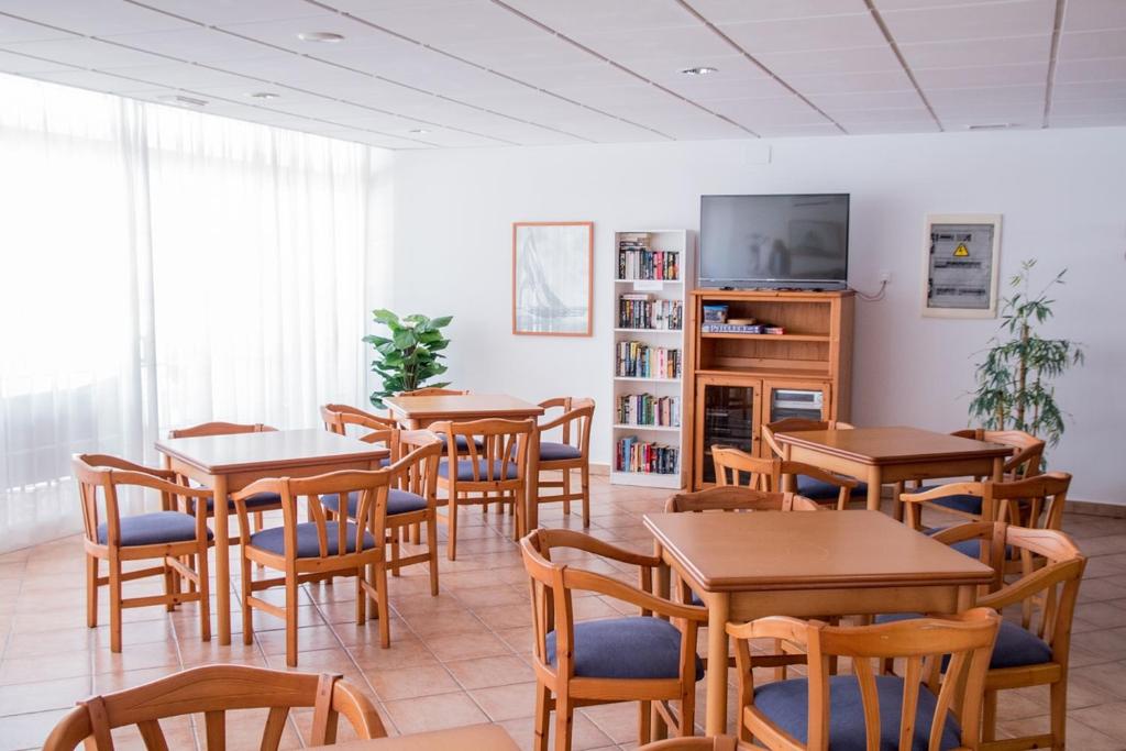 TV a/nebo společenská místnost v ubytování Can Digus