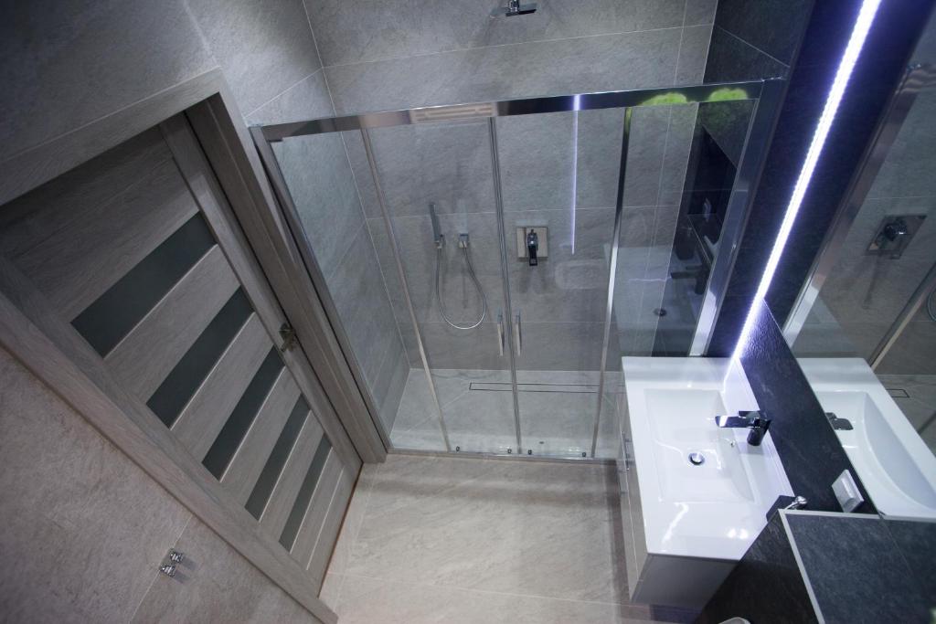 Kúpeľňa v ubytovaní Apartament w Cieplicach