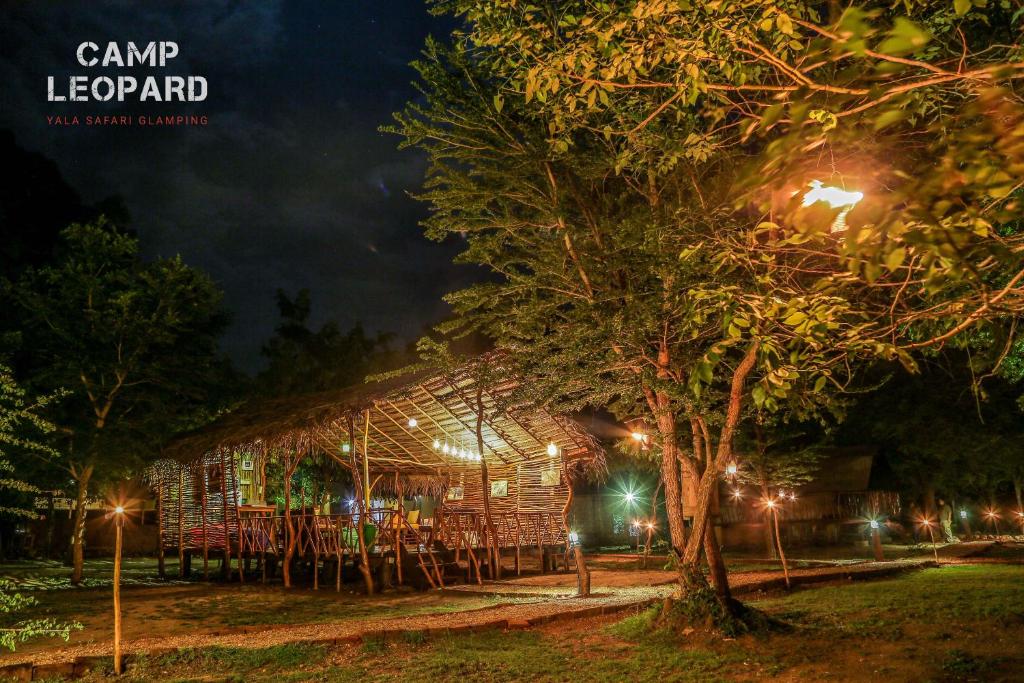 Zahrada ubytování Camp Leopard - Yala Safari Glamping