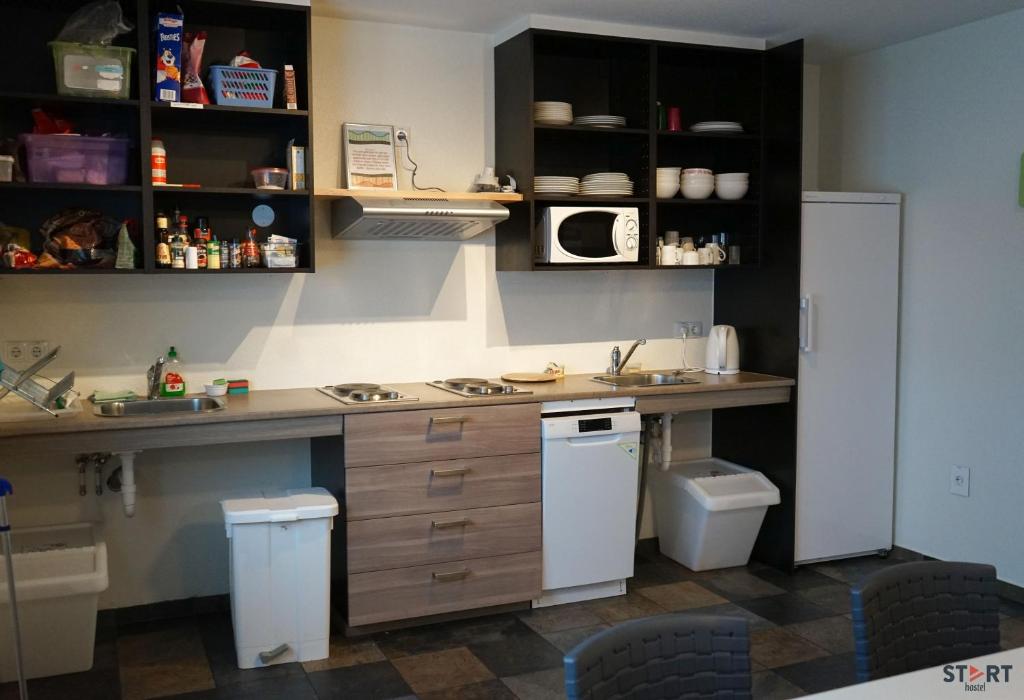 A cozinha ou kitchenette de Start Keflavík Airport