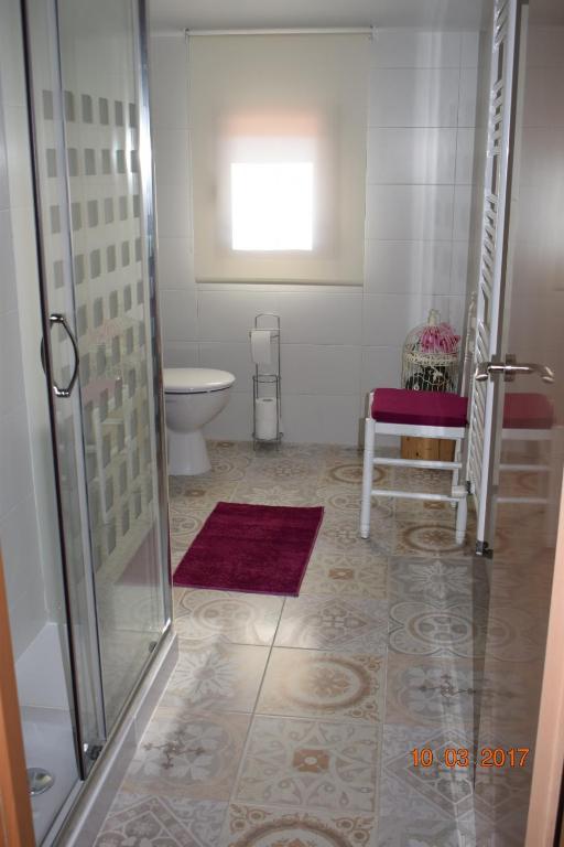Kúpeľňa v ubytovaní Casa Rural Os Carballos
