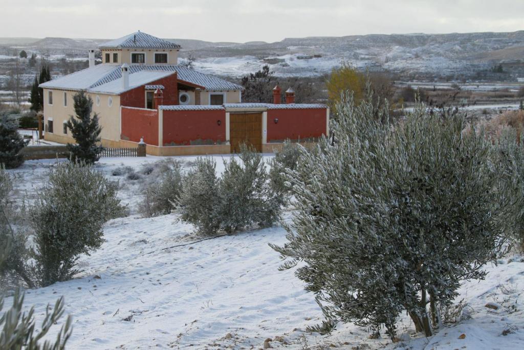 Obiekt Cortijo Los Nogales zimą