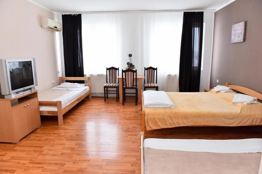 Postel nebo postele na pokoji v ubytování Hostel Milkaza