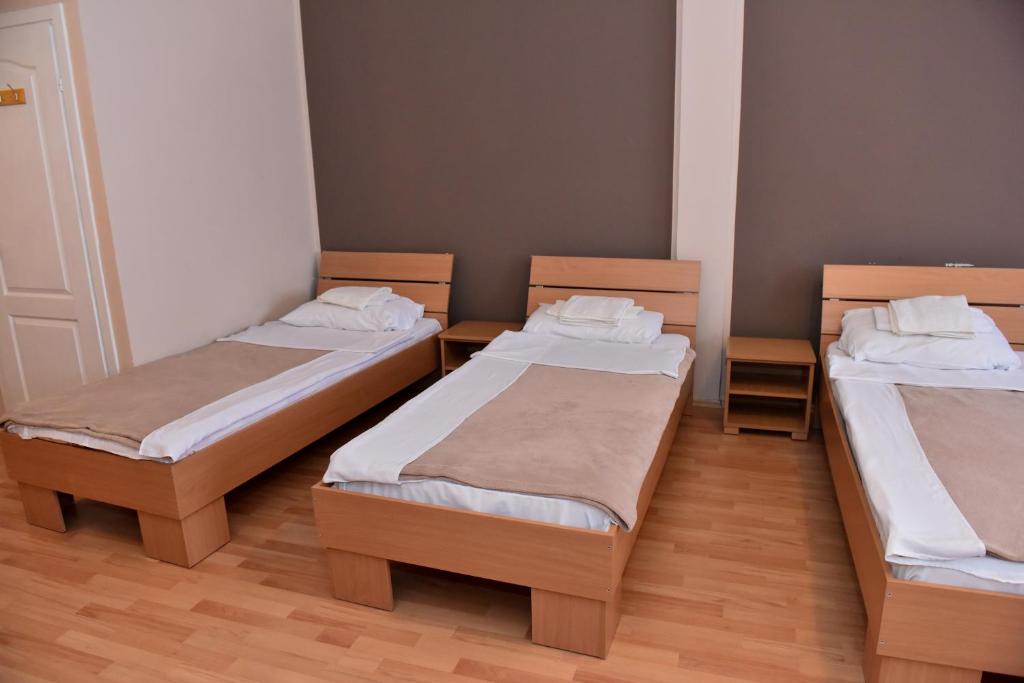Postel nebo postele na pokoji v ubytování Hostel Milkaza