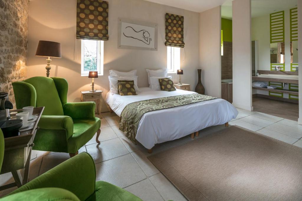 Chambres d'Hôtes La Maison de Léonie - Habitación Doble Superior Con Vistas Al Jardín