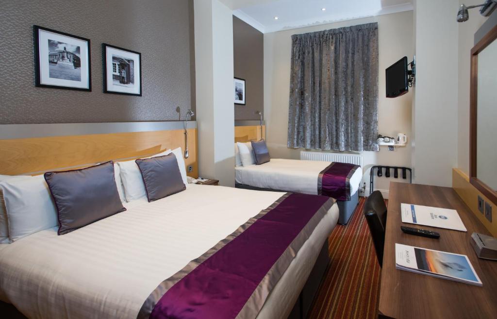 Vuode tai vuoteita majoituspaikassa Best Western Victoria Palace