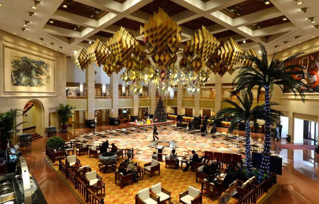 Restaurace v ubytování Xiyuan Hotel