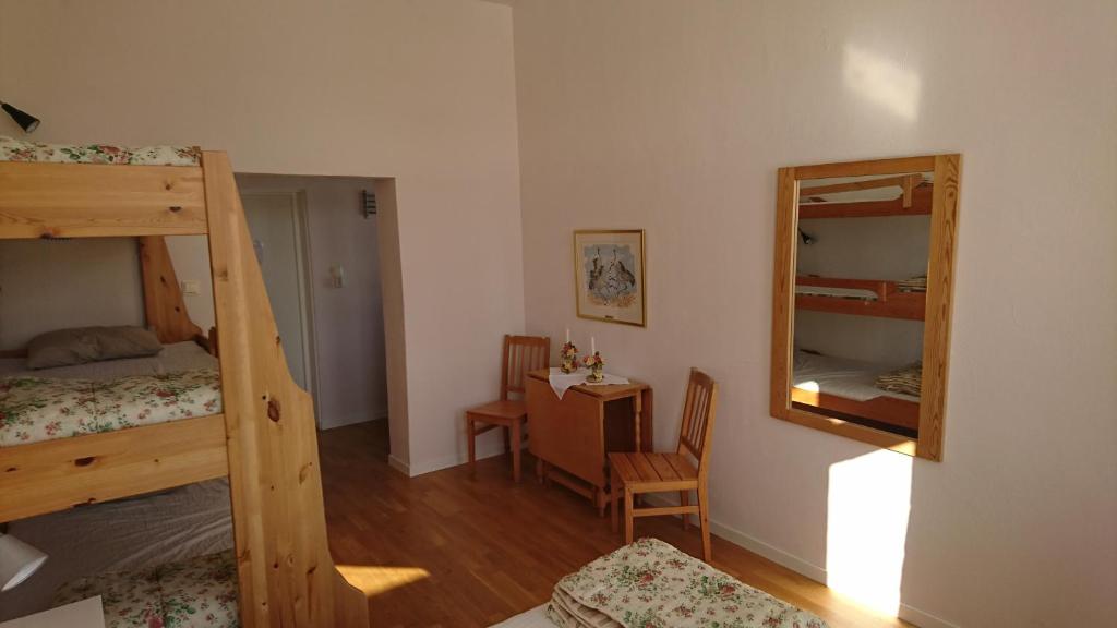 Postel nebo postele na pokoji v ubytování Tossene Vandrahem