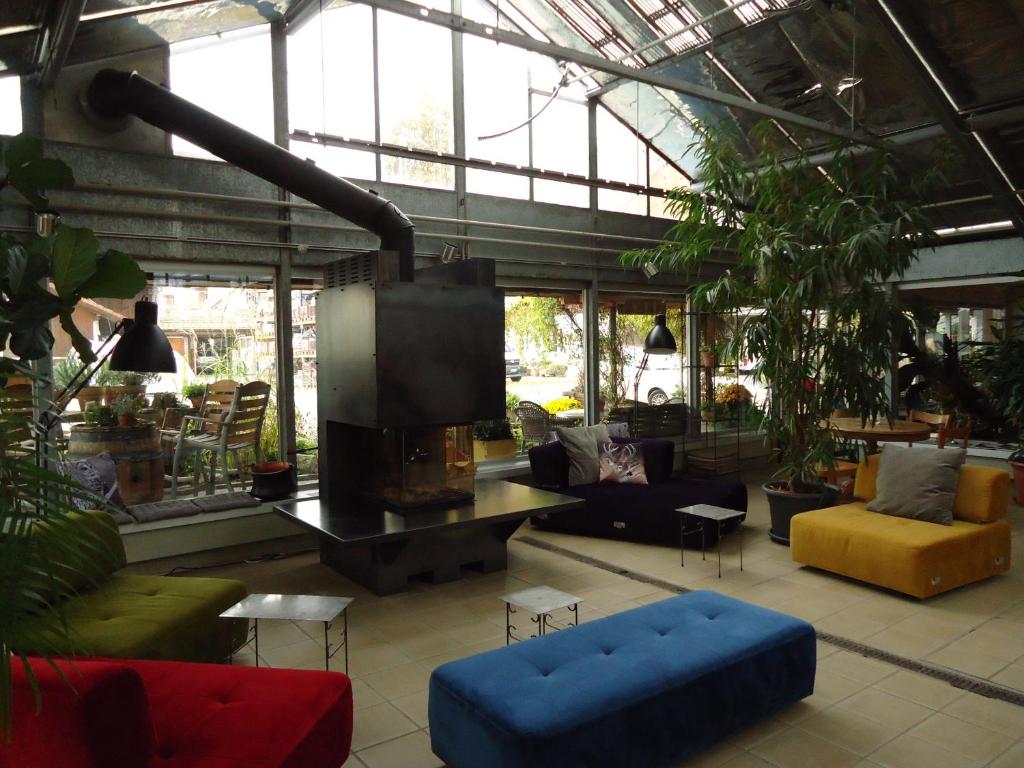 Posezení v ubytování Hotel Alte Gärtnerei