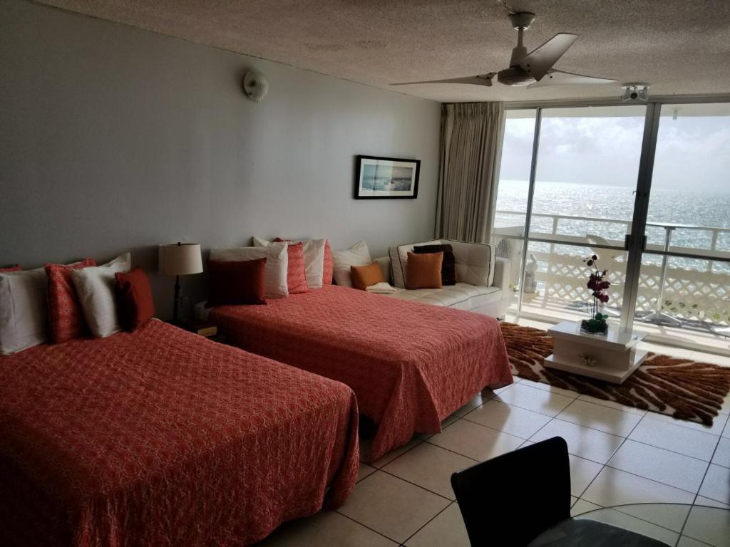 Postel nebo postele na pokoji v ubytování Apartamento Marina Lanais