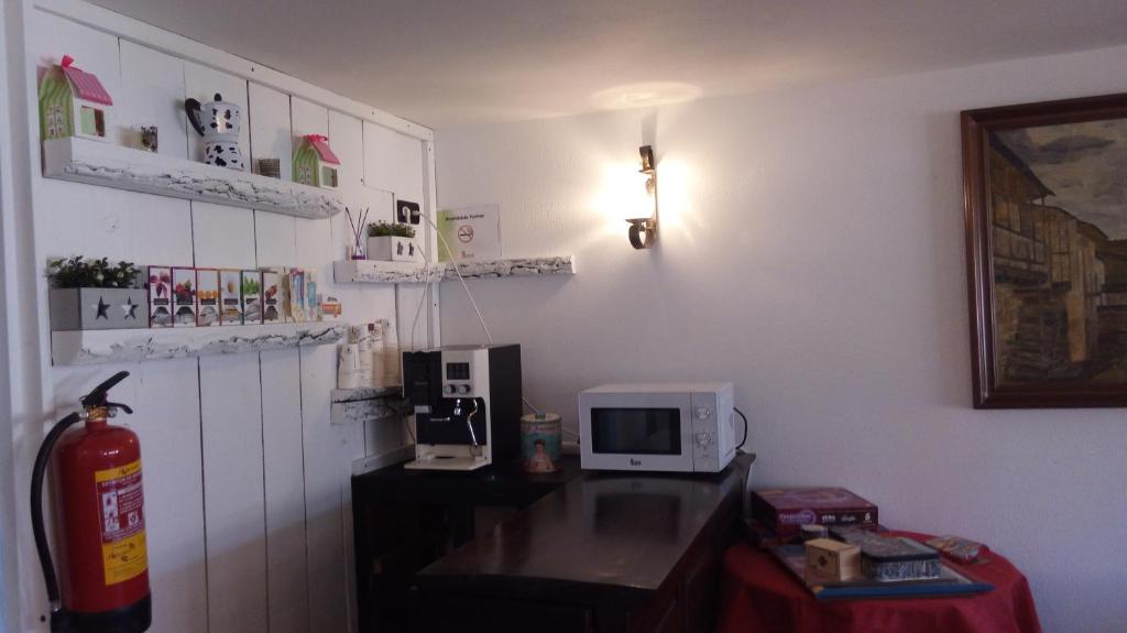 Kuchyň nebo kuchyňský kout v ubytování Hostal "Los Chanos el Ruso"