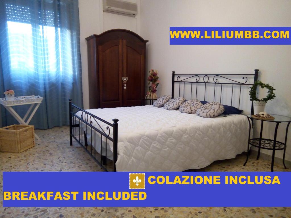 Postel nebo postele na pokoji v ubytování B&B Lilium Otranto