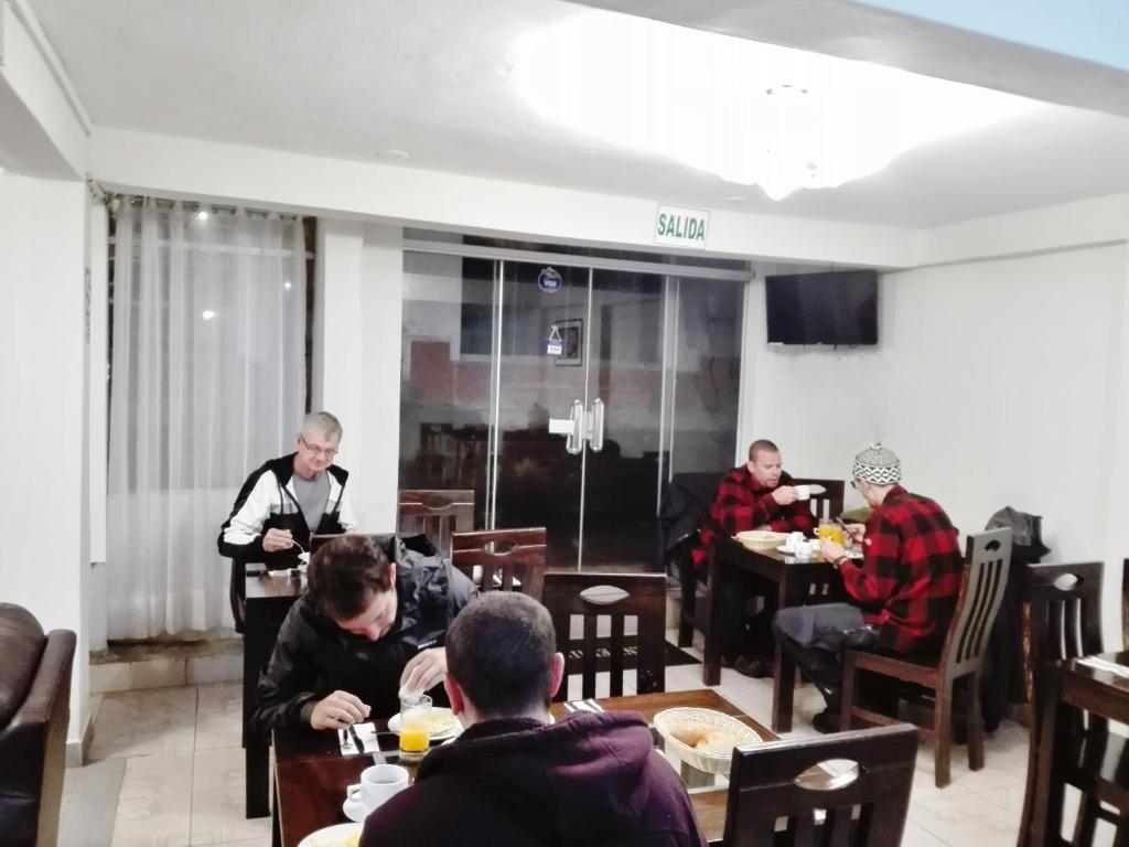 Posezení v ubytování Machupicchu Guest House