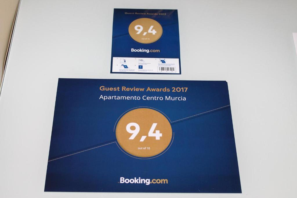 Certifikát, hodnocení, plakát nebo jiný dokument vystavený v ubytování Apartamento Centro Murcia