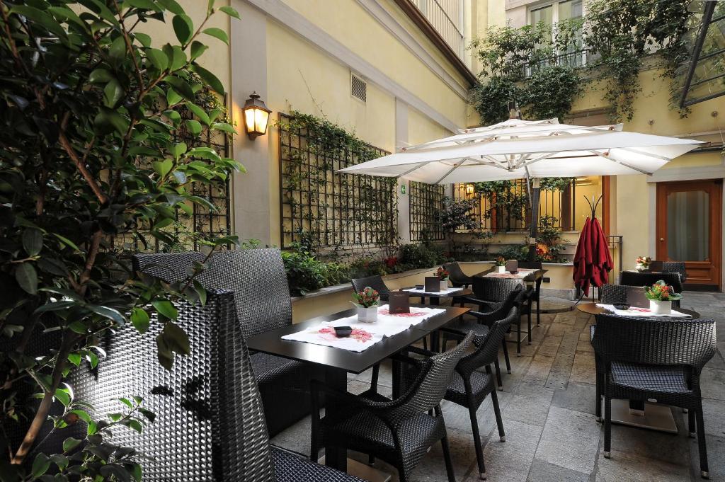 Restaurace v ubytování Hotel Manzoni
