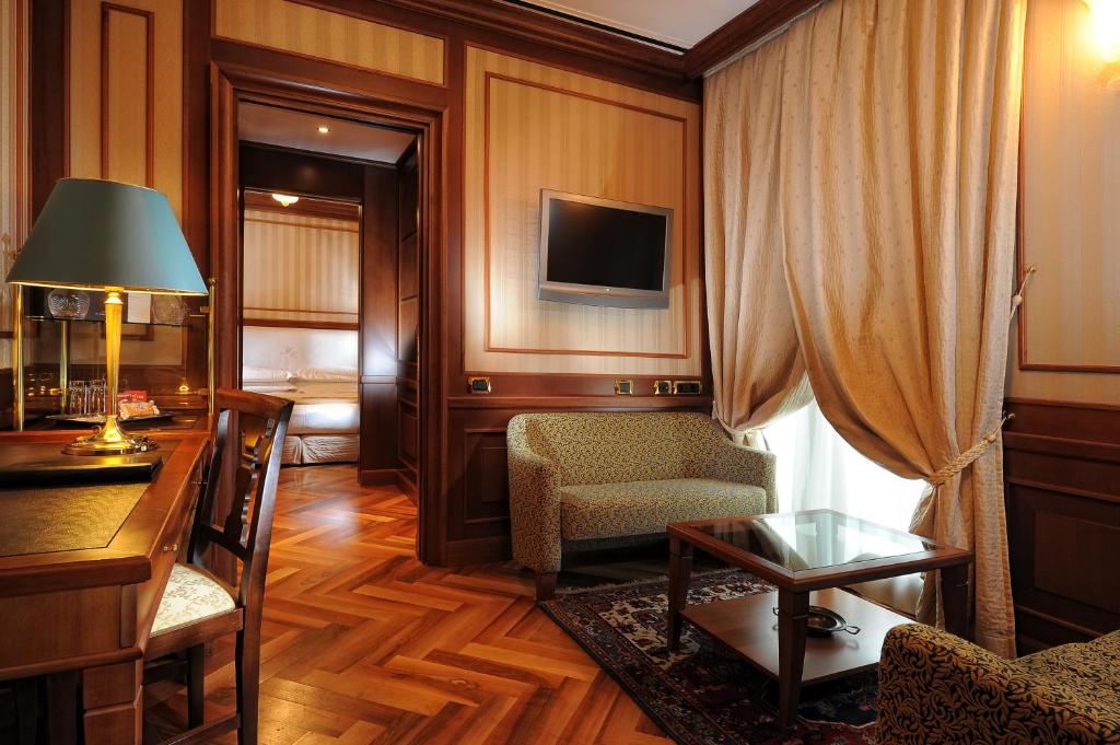 Posezení v ubytování Hotel Manzoni