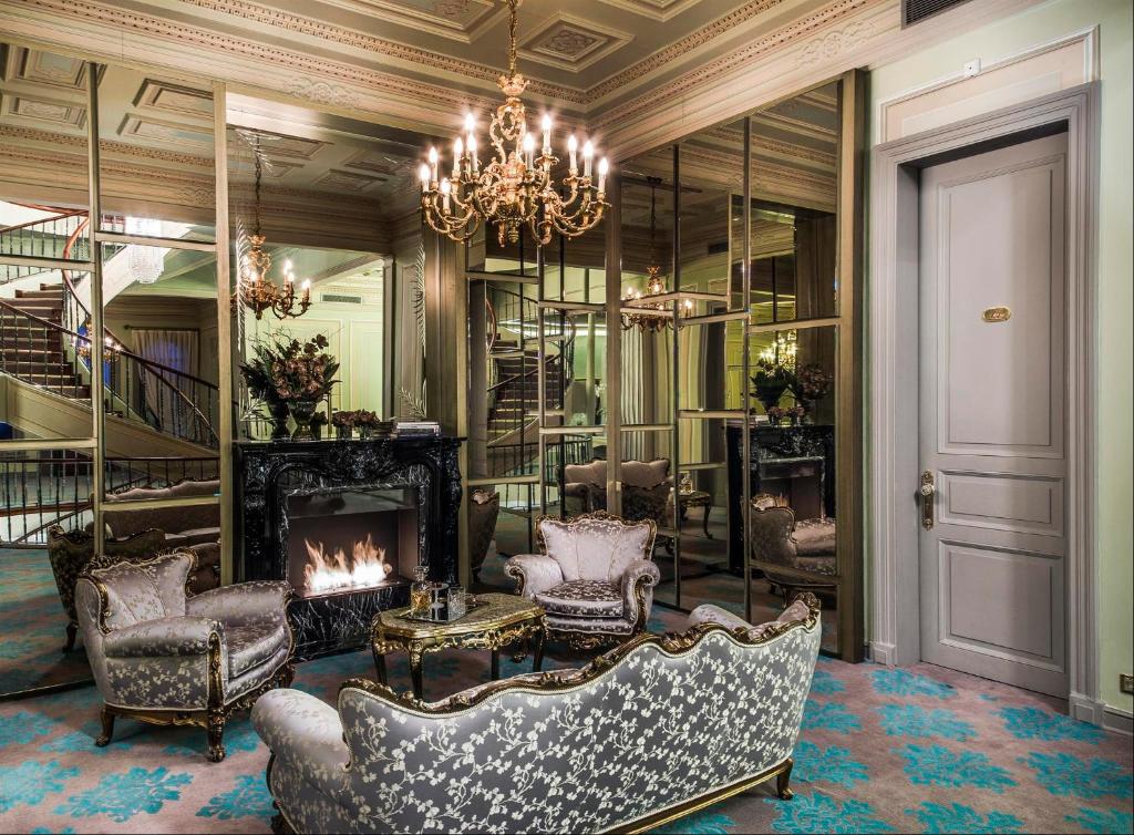 A seating area at Bosphorus Palace Hotel