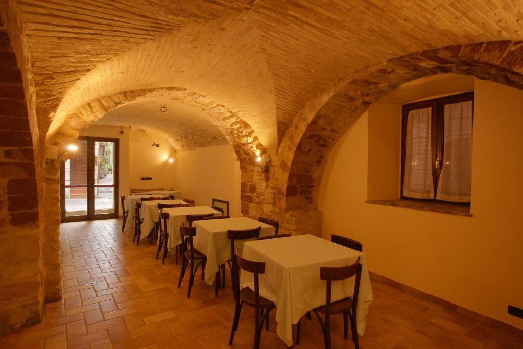 Restaurace v ubytování Hotel La Rocca
