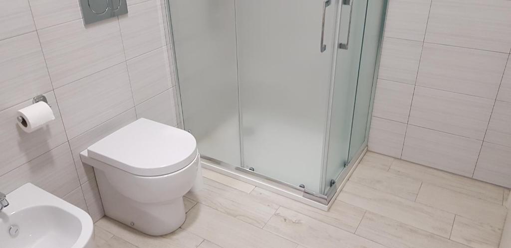 Koupelna v ubytování B&B Alborada